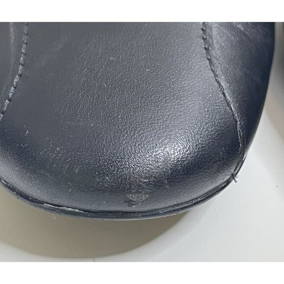 Coach Size 6.5 B Mule Flats Black Leather C Buckle Shoes G4833 Womens Slip On - Picture 6 of 16